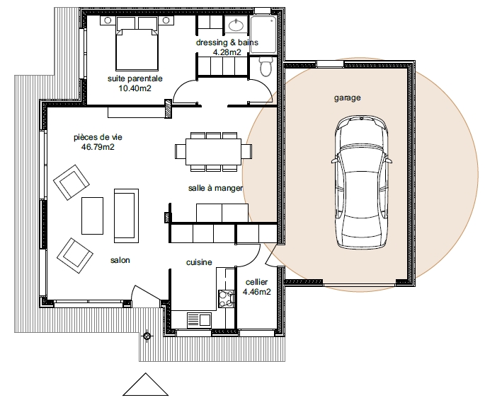 Plan Maison Athena 5-2